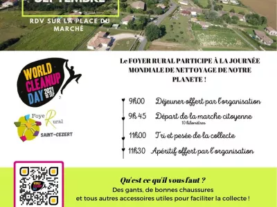 WORLD CLEANUP DAY, SAINT-CÉZERT