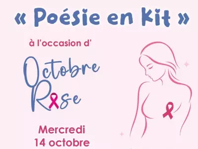 ATELIER « POÉSIE EN KIT » POUR OCTOBRE ROSE, GRENADE
