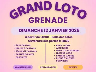 GRAND LOTO, GRENADE-SUR-GARONNE