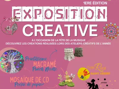 EXPOSITION CRÉATIVE, SAINT-CEZERT