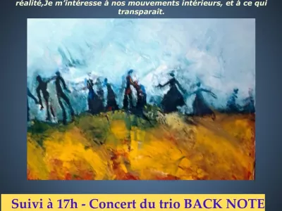 VERNISSAGE DE LA PEINTRE NATHLIE STRASEELE, MONTAIGUT-SUR-SAVE