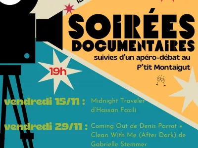 SOIRÉE DOCUMENTAIRES & DÉBATS, MONTAIGUT-SUR-SAVE