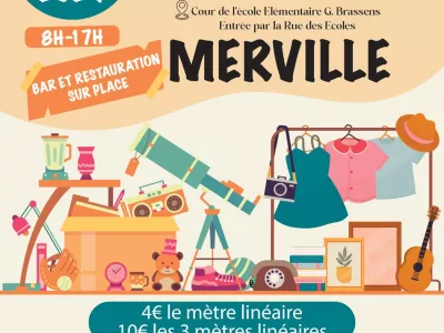 VIDE GRENIER DES ÉCOLES, MERVILLE