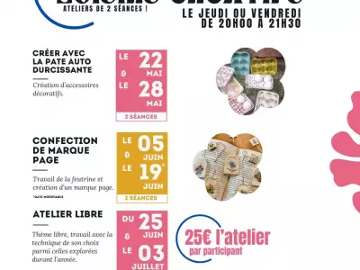 22.05 ... 3.07 Ateliers créatifs adultes - Saint Cézert