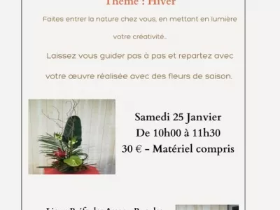 STAGE D'ART FLORAL, MERVILLE