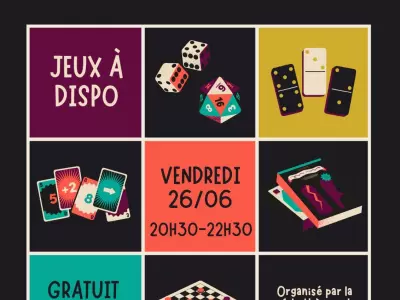 SOIRÉE JEUX DE SOCIÉTÉ, SAINT-CEZERT