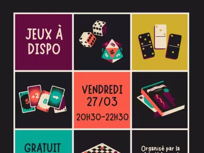 SOIRÉE JEUX DE SOCIÉTÉ, SAINT-CEZERT