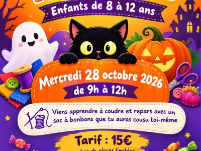 ATELIER DE COUTURE SPÉCIAL HALLOWEEN, LAUNAC