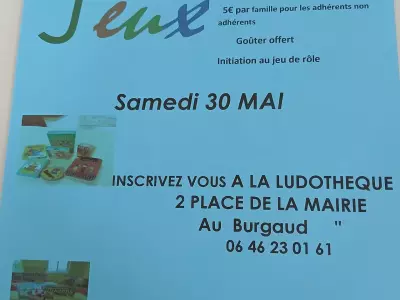 30.05.2026 Après midi jeux - Le Burgaud