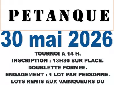 TOURNOI DE PÉTANQUE, PELLEPORT