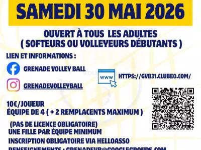 2EME TOURNOI DE SOFT VOLLEY, GRENADE