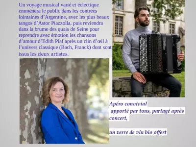 CONCERT PIANO & ACCORDEON, MONTAIGUT-SUR-SAVE