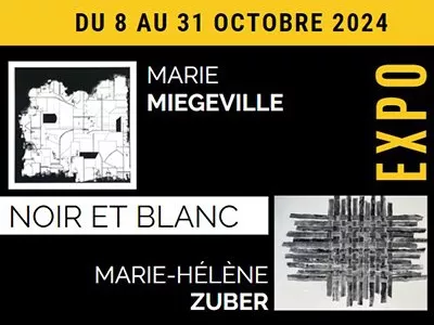 EXPOSITION : MARIE MIEGEVILLE ET MARIE-HÉLÈNE ZUBER, SAINT-PAUL-SUR-SAVE