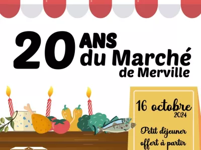 20 ANS DU MARCHÉ, MERVILLE