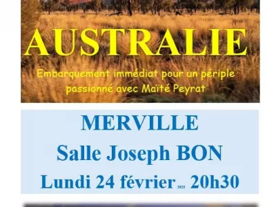 APÉRO CULTUREL : AUSTRALIE, MERVILLE