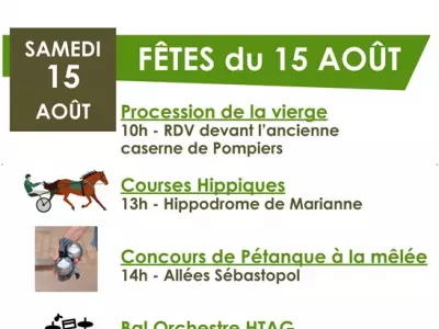 FESTIVITÉS DU 15 AOÛT, GRENADE