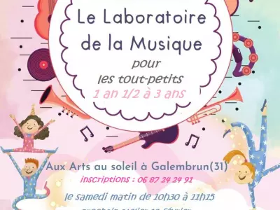 ATELIERS :  ARTS PLASTIQUES ET ÉVEIL MUSICAL, LAUNAC
