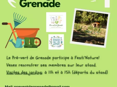 LE PRÉ-VERT DE GRENADE PARTICIPE À FESTINATURE., GRENADE-SUR-GARONNE