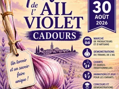 FÊTE DE L'AIL VIOLET DE CADOURS, CADOURS