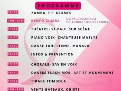 OCTOBRE ROSE, SAINT-PAUL-SUR-SAVE