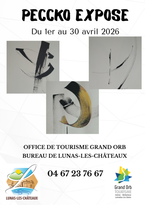 Black and white simple art exhibition poster - 1