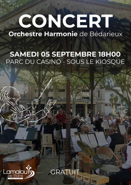 CONCERT ORCHESTRE HARMONIE DE BÉDARIEUX 05 SEPTEMBRE - 1