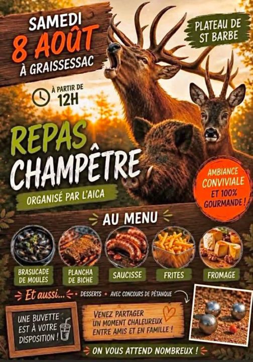 08 08 GRAISSESSAC Repas champêtre 1024