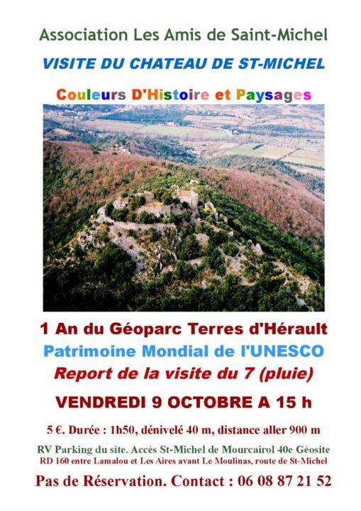 09 10 LES AIRES Visite du château de st-michel 1024 T