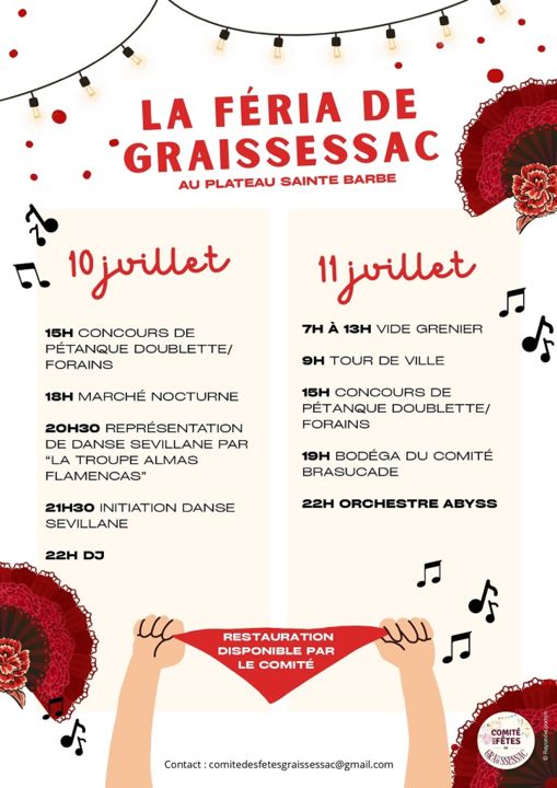 10 et 11 07 GRAISSESSAC Féria du village 1024 T