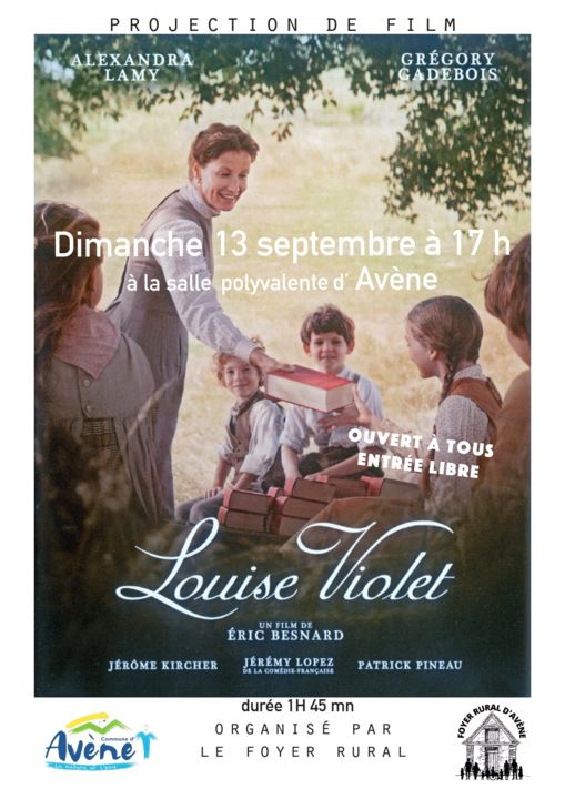 13 09 AVENE AVENE Projection de film Louise Violet