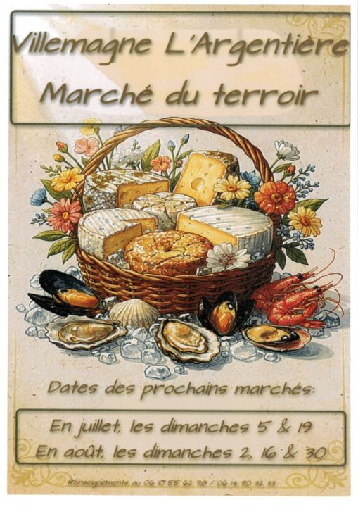 19 07 VILLEMAGNE L'ARGENTIERE Marché Terroir 1024