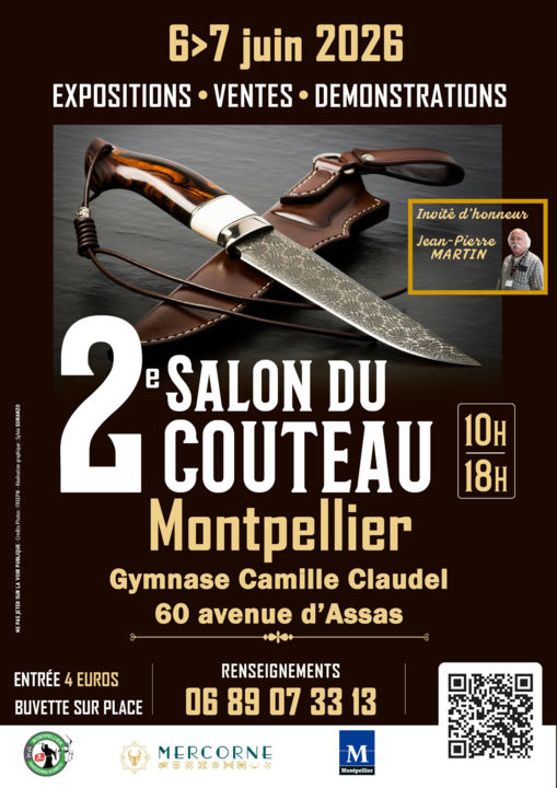 2° salon du couteau de Montpellier invite d honneur