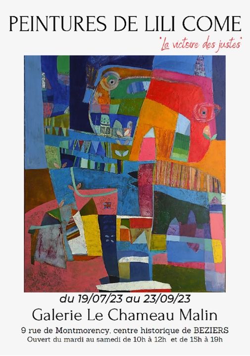 2023-09-23 Expo Chameau Malin Peintures de LILI COME