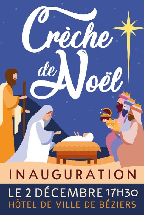 2023-12-02 inauguration crèche de Noël Béziers