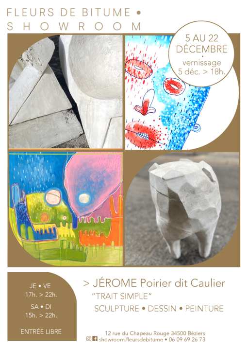 2024-12-21 expo Jerome Poirier Fleurs de bitume