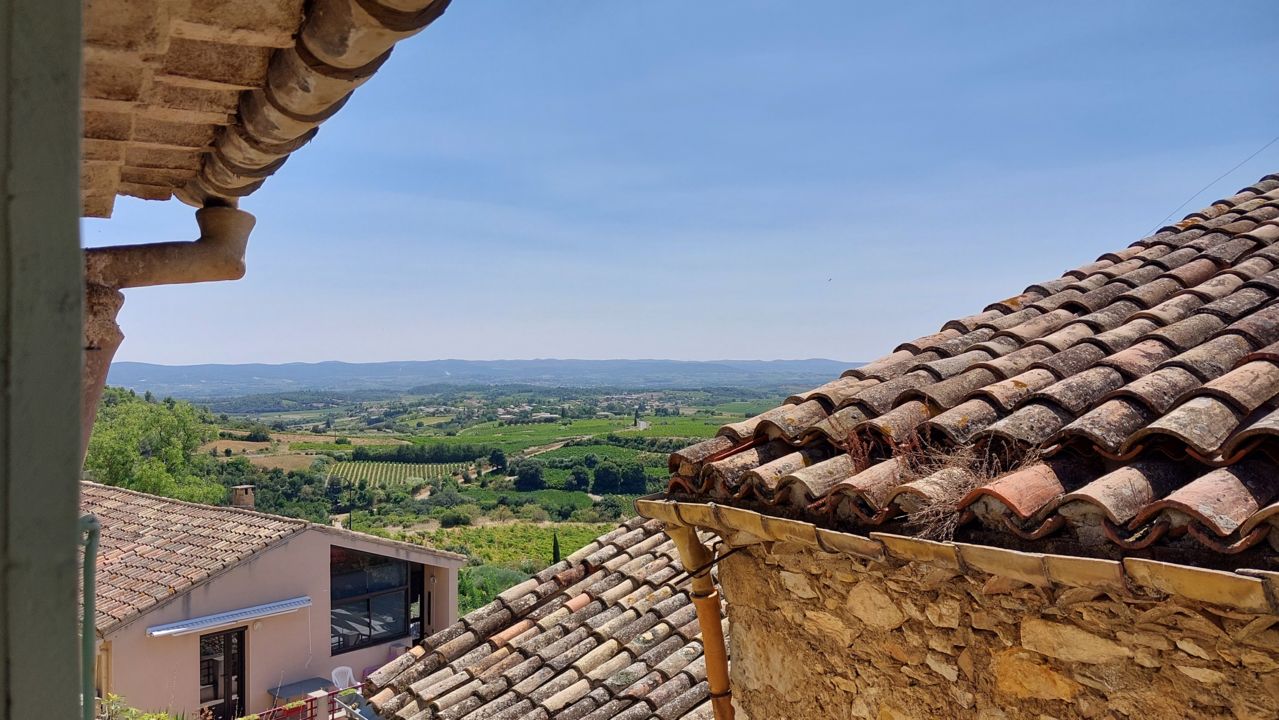 Vue sur la vallée depuis le séjour