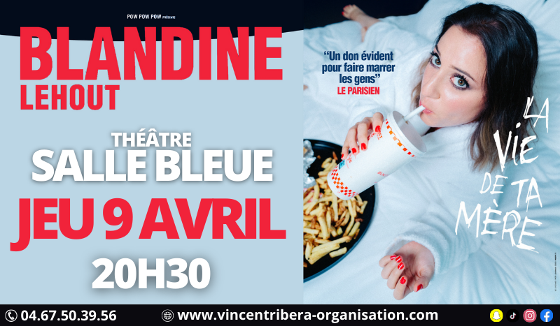 Spectacle humour de Blandine Lehout 