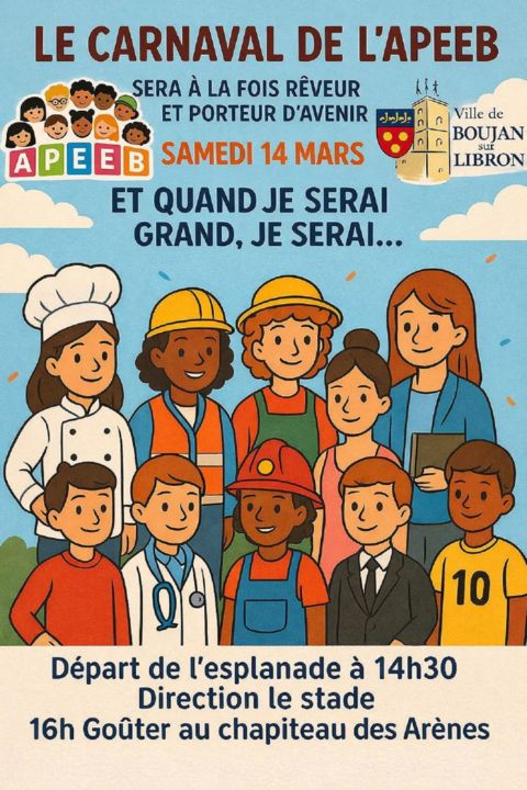 Carnaval de l’APEEB – « Et quand je serai grand, je serai… »_Boujan-sur-Libron_1