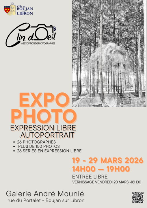 Exposition annuelle de l’association Clin d’Œil – Autoportraits & mini-séries_Boujan-sur-Libron_1