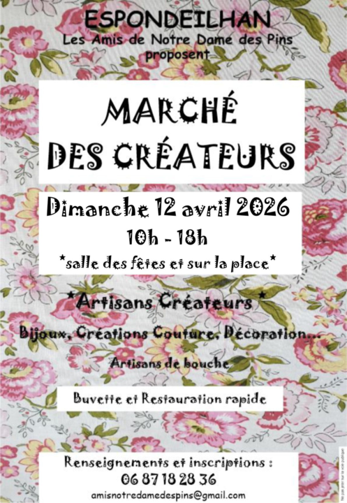 Marché de créateurs – artisanat et gastronomie_Espondeilhan_1