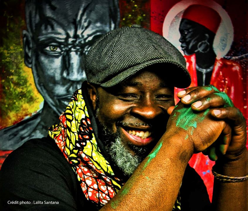 Vernissage de l’exposition Présences – Komivi.I_Sauvian_1