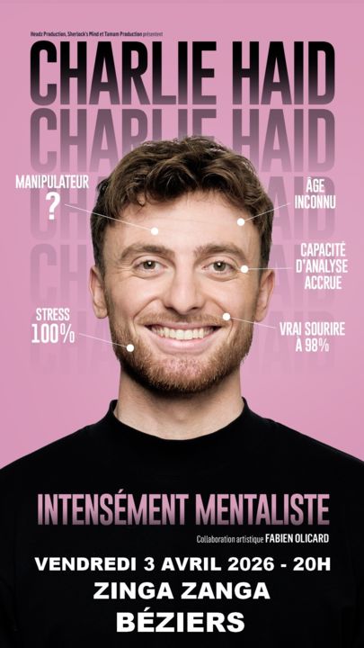 Charlie Haid - Intensément mentaliste_Béziers_1