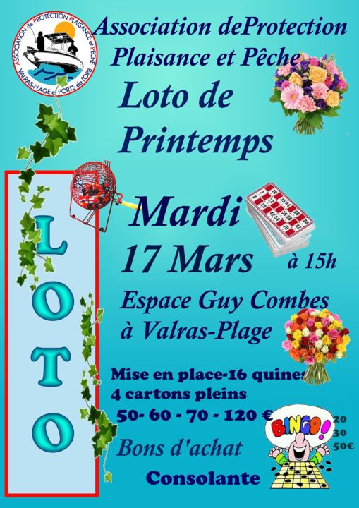 Loto de Printemps - Association de Plaisance et Pêche_Valras-Plage_1