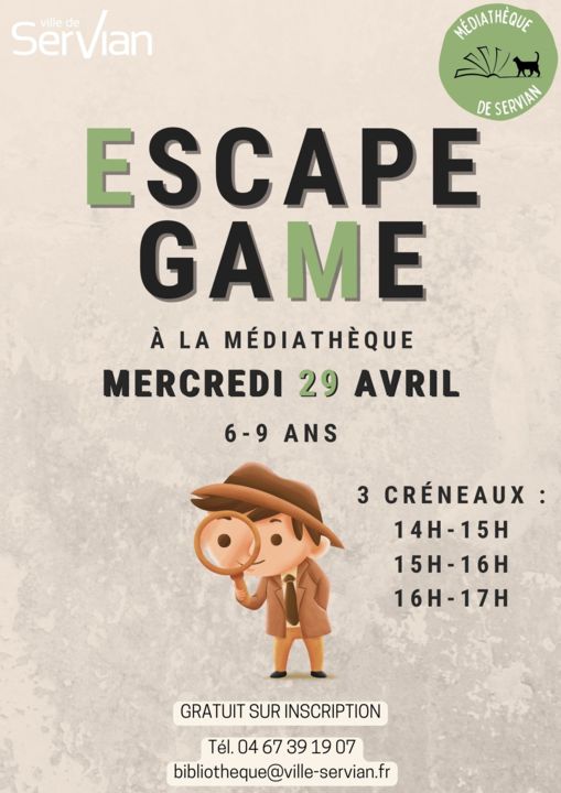 Escape Game à la médiathèque_Servian_1