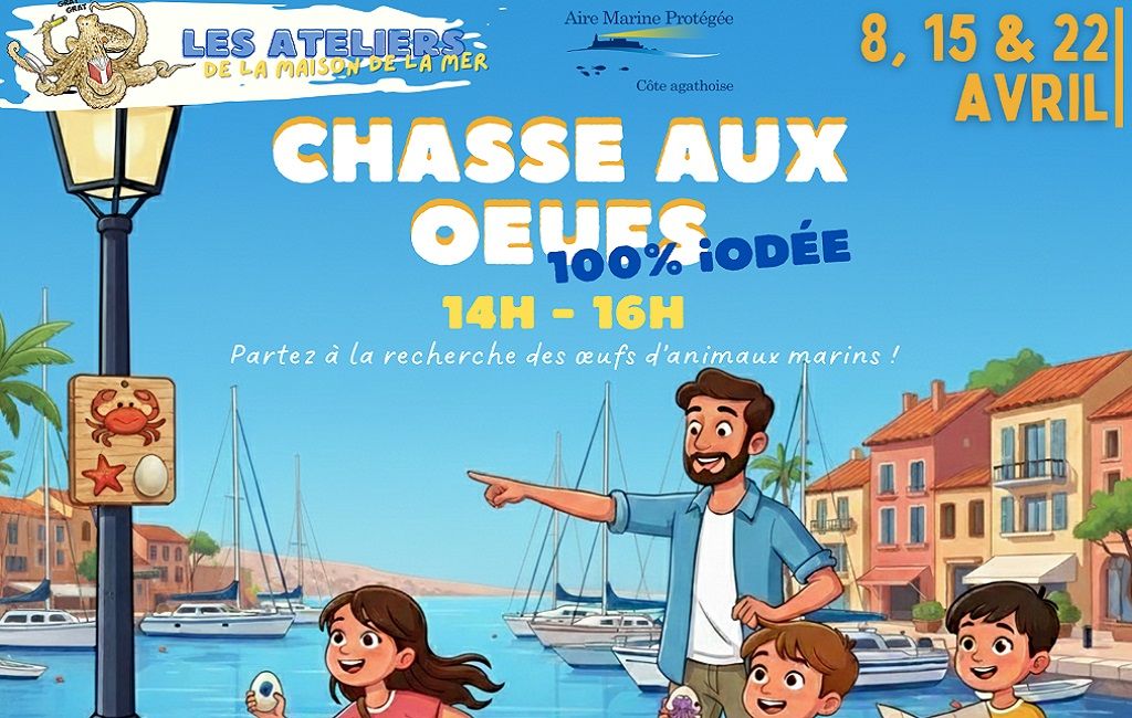 Chasse aux oeufs 100% iodée_Le Cap d'Agde_1