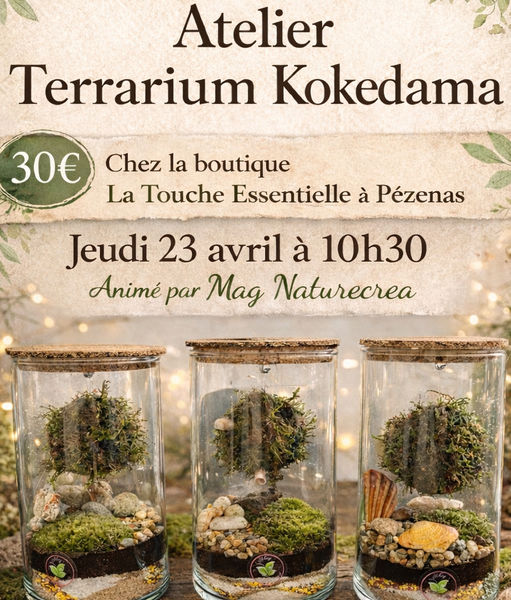 Atelier Création Terrarium Kokedama_Pézenas_1