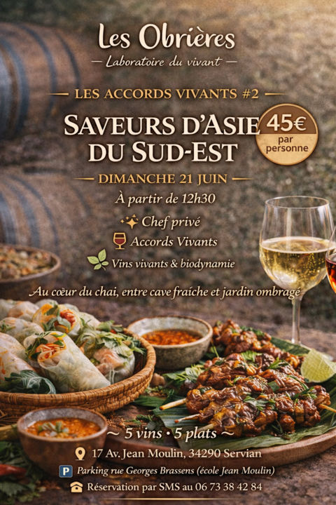 Les accords vivants #2 Saveurs du Sud-Est_Servian_1