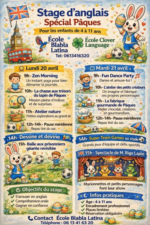 Stage Anglais Enfants_Tourbes_1