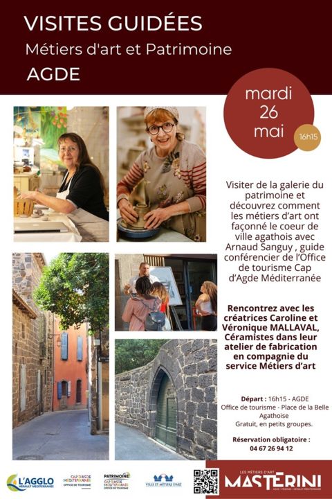 Visites Guidees « Metiers D’art et Patrimoine »_Agde_1