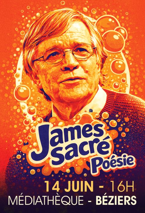 Rencontre - Lecture : James Sacré Goncourt Poésie 2025_Béziers_1